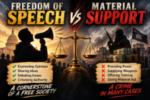 Freedom of Speech vs. Material Support
